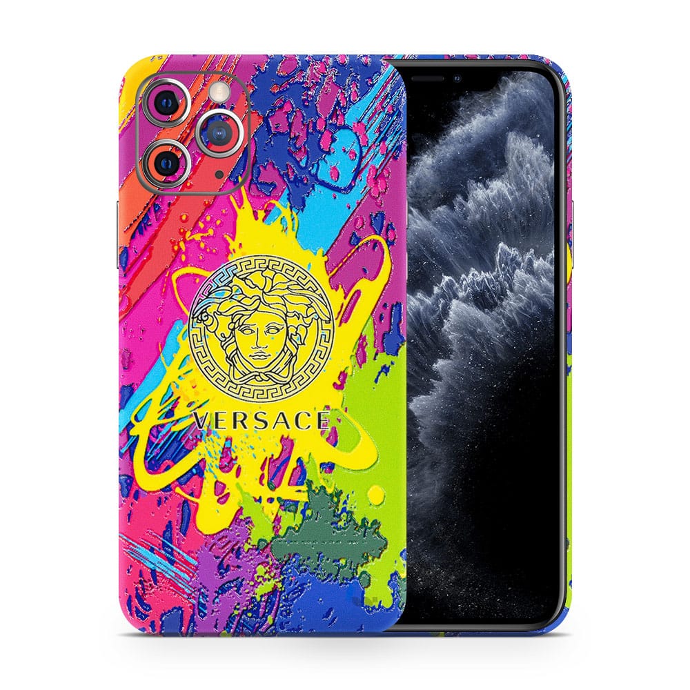 Iphone 11 pro versace colorful 3d skin wrapitskin
