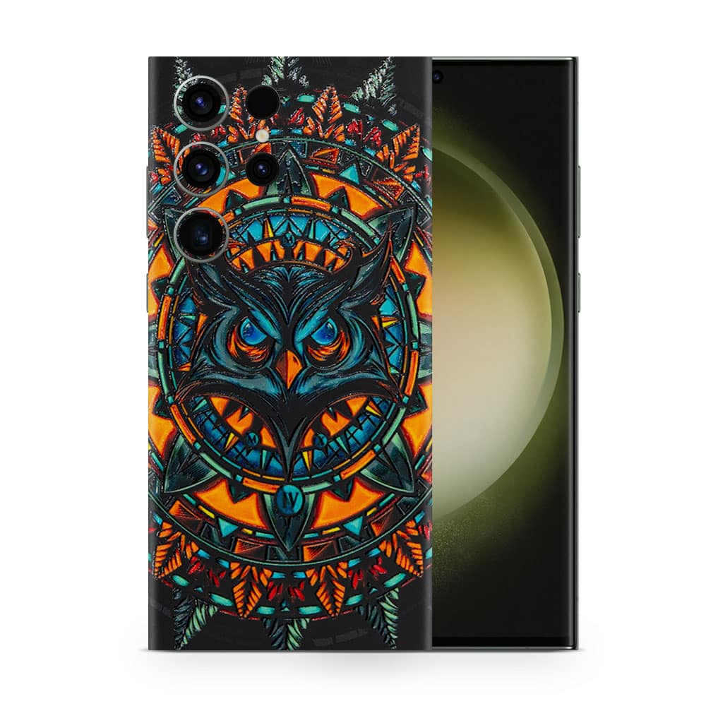 Galaxy s23 ultra owl 3d skin wrapitskin