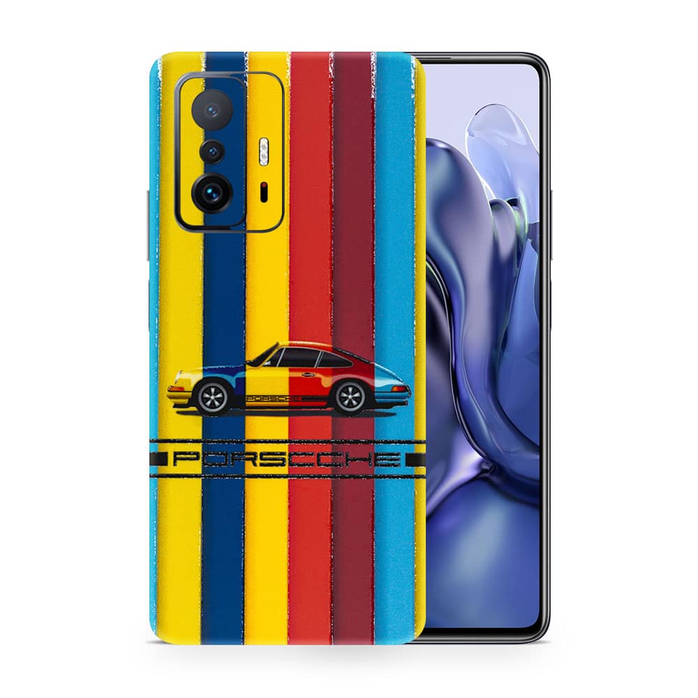 Xiaomi 11t porsche multicolor 3d skin wrapitskin
