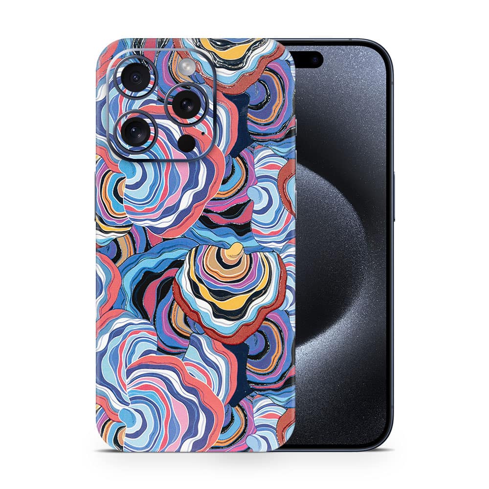 Iphone 15 pro abstract multicolor 3d skin wrapitskin