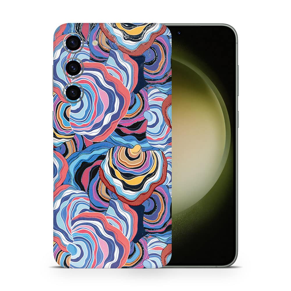 Galaxy s23 plus abstract multicolor 3d skin wrapitskin