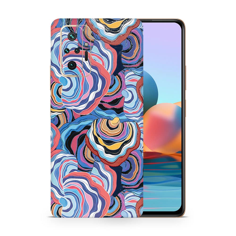 Redmi note 10 pro abstract multicolor 3d skin wrapitskin