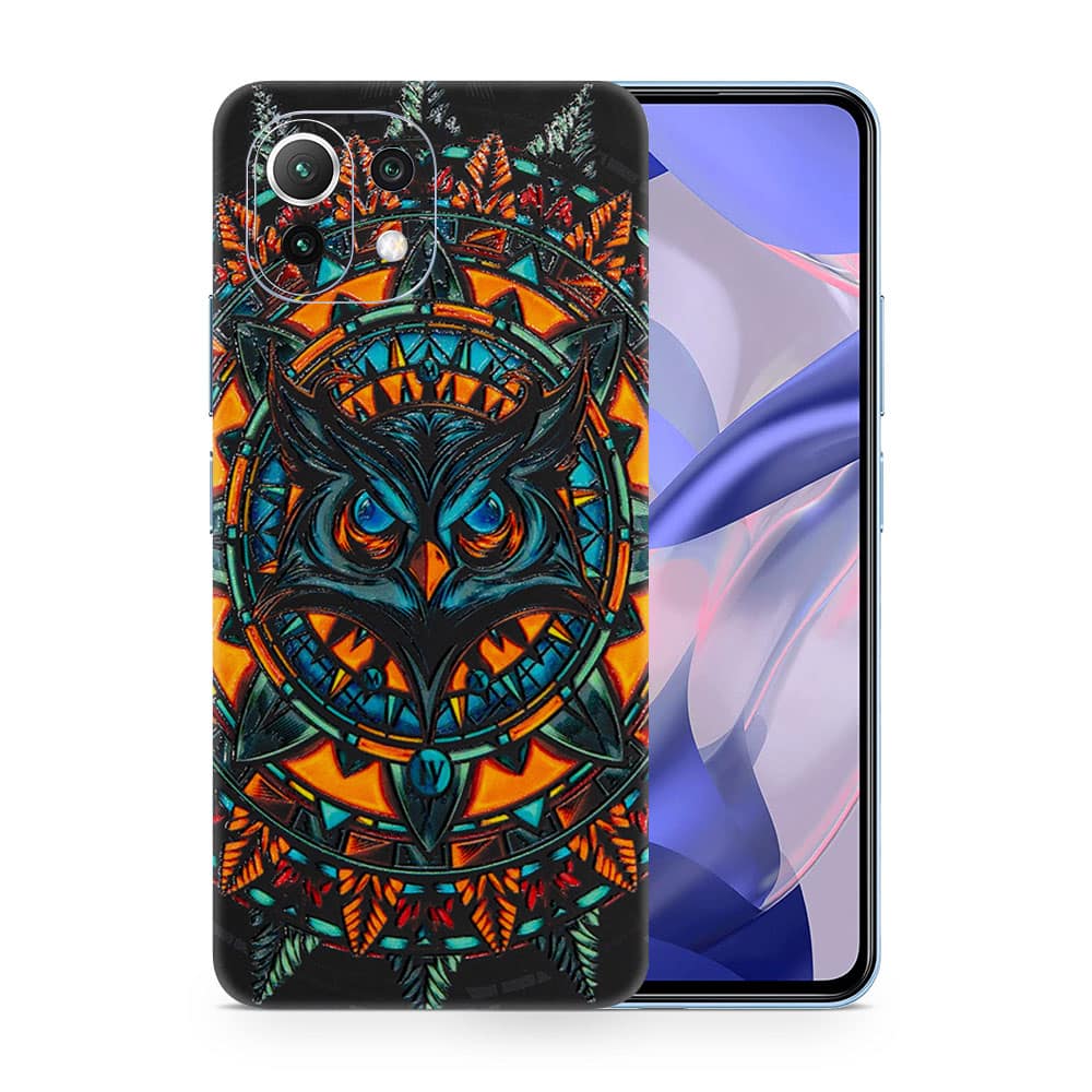 Mi 11 lite 5g ne owl 3d skin wrapitskin