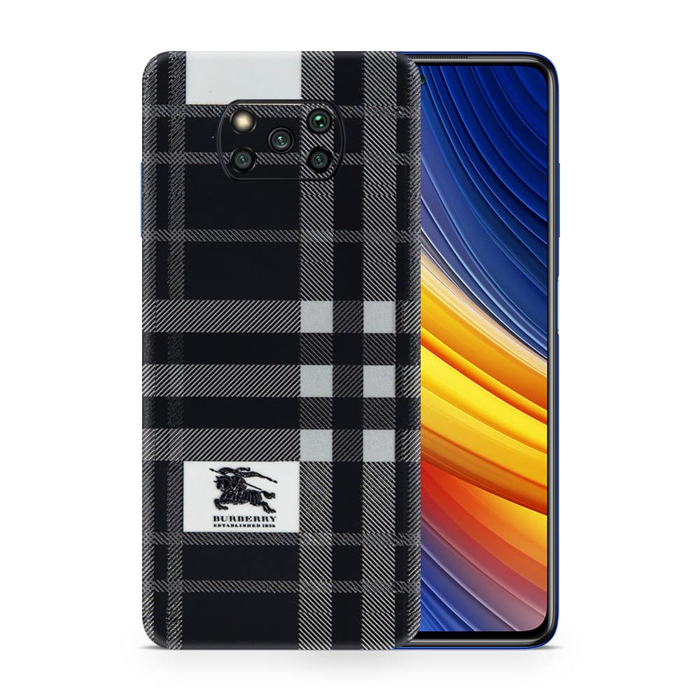 Poco x3 burberry 3d skin wrapitskin