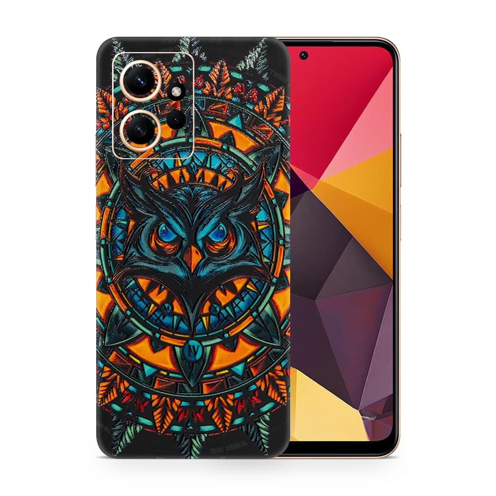 Redmi note 12 4g owl 3d skin wrapitskin