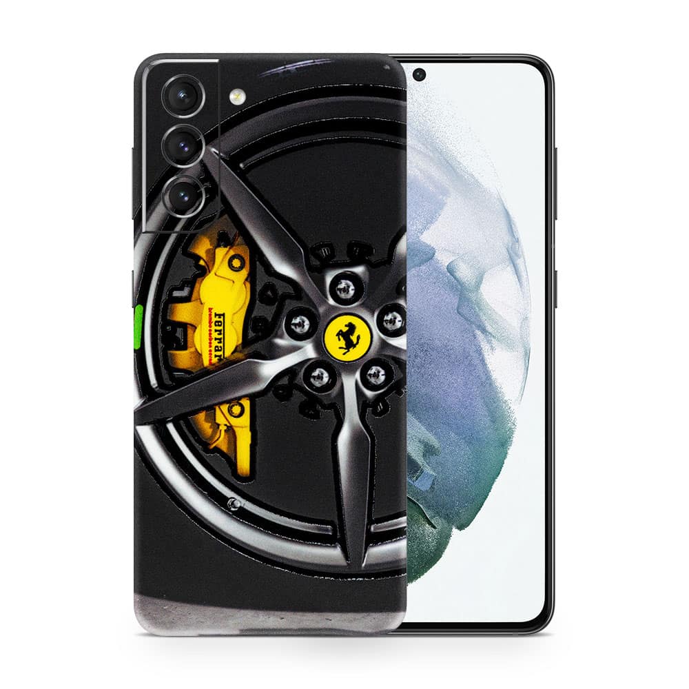 Galaxy s21 plus ferrari rim 3d skin wrapitskin