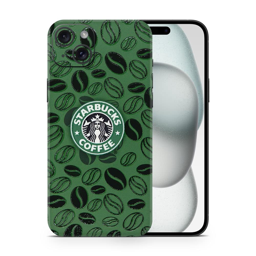 Iphone 15 plus starbucks 3d skin wrapitskin
