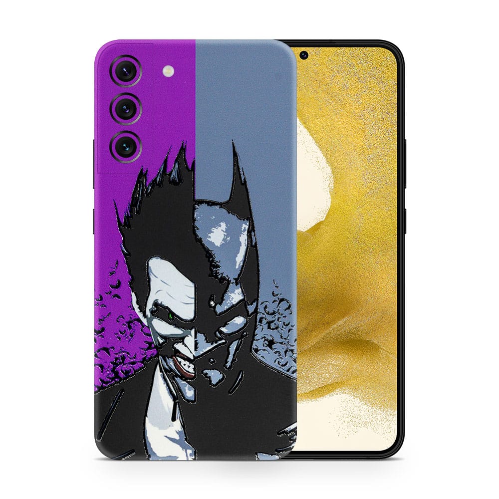Galaxy s22 plus batman vs joker 3d skin wrapitskin