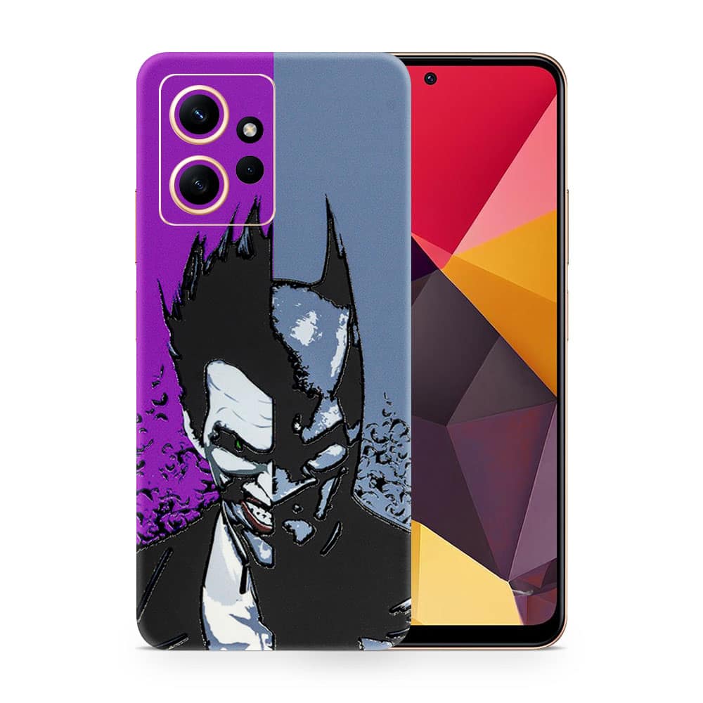 Redmi note 12 4g batman vs joker 3d skin wrapitskin