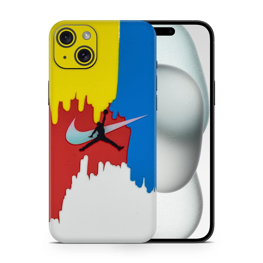 Iphone 15 plus nike jordan 3d skin wrapitskin