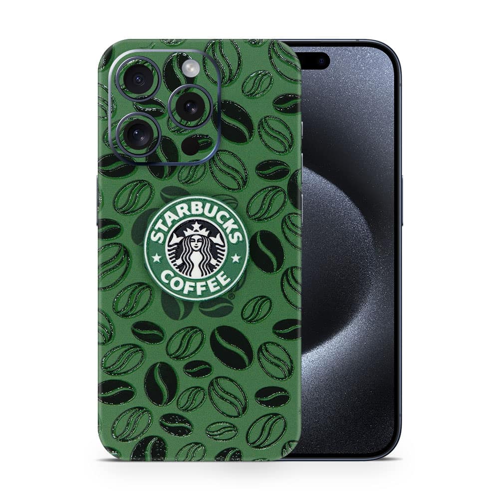 Iphone 15 pro starbucks 3d skin wrapitskin