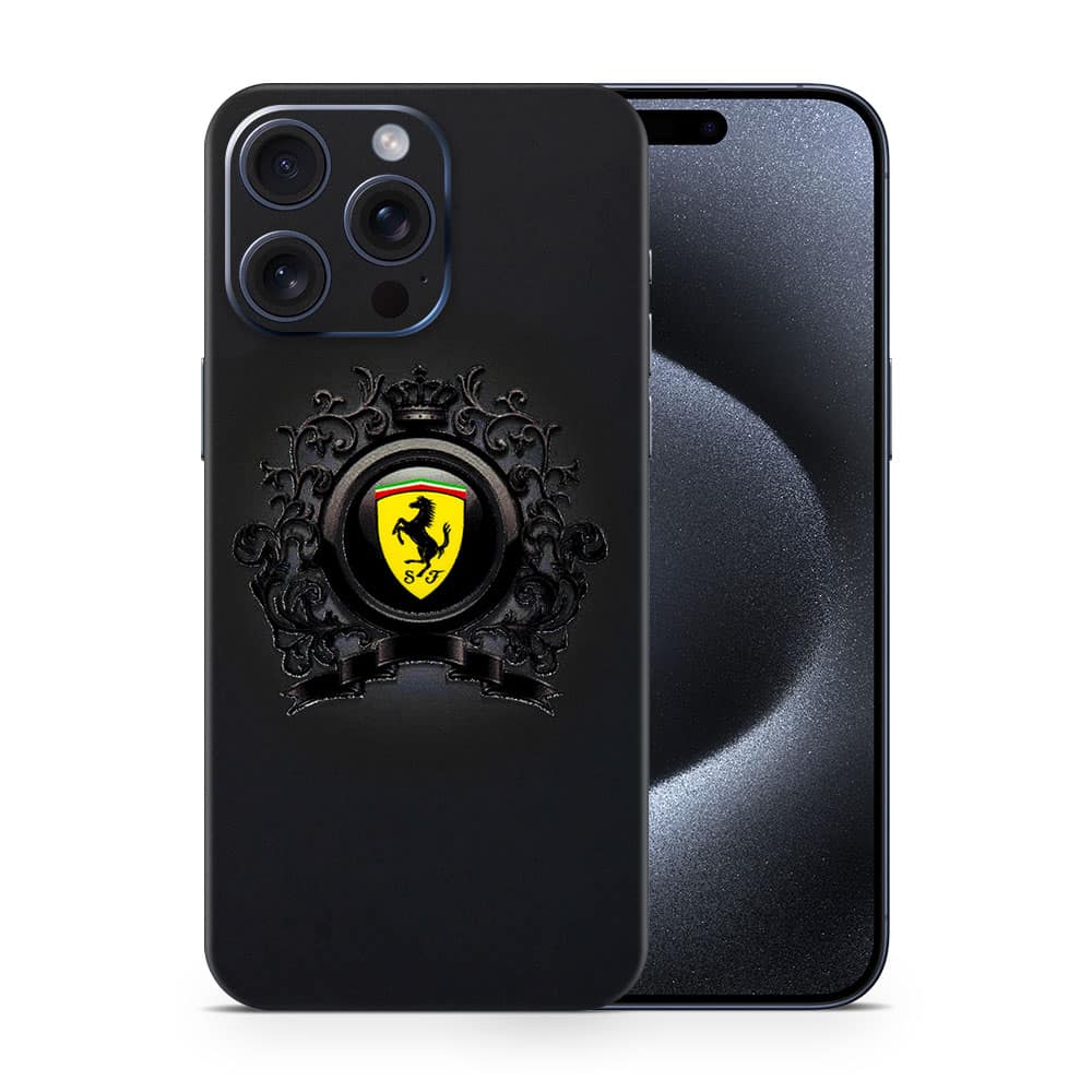 Iphone 15 pro max ferrari 3d skin wrapitskin