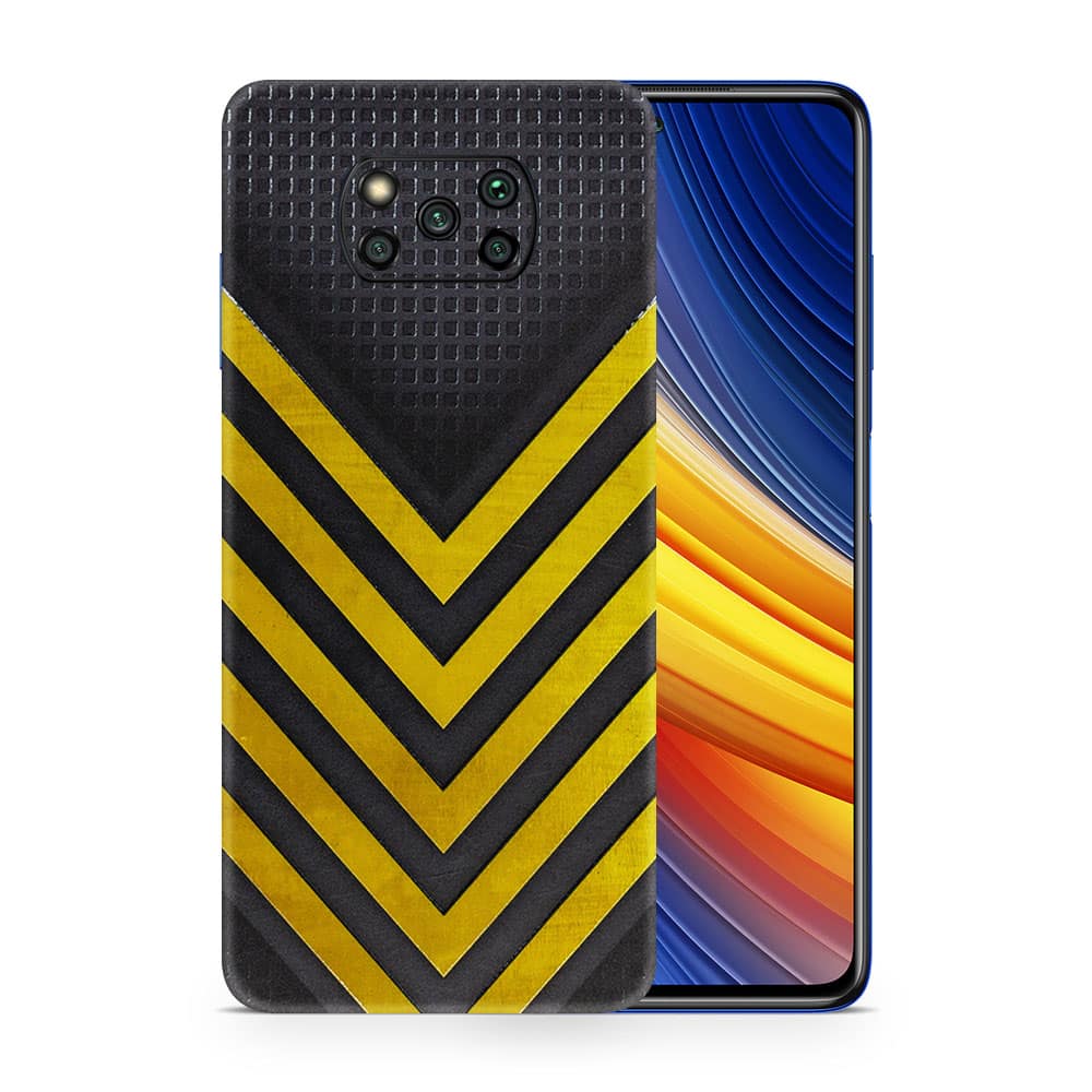 Poco x3 arrows yellow 3d skin wrapitskin