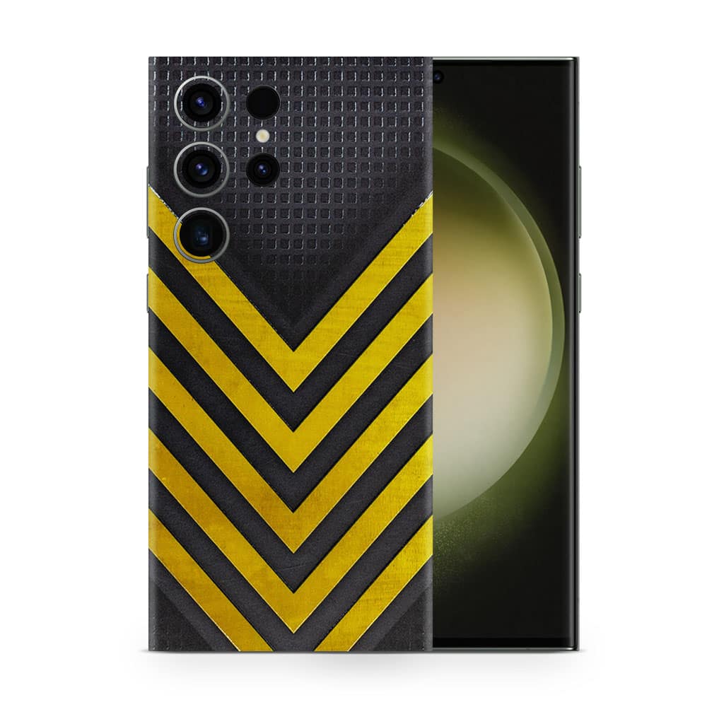 Galaxy s23 ultra arrows yellow 3d skin wrapitskin