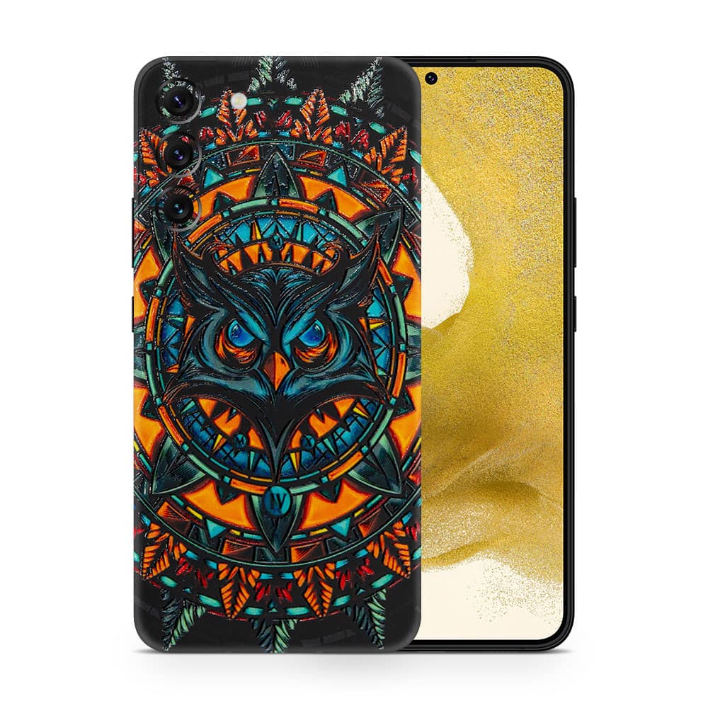 Galaxy s22 owl 3d skin wrapitskin