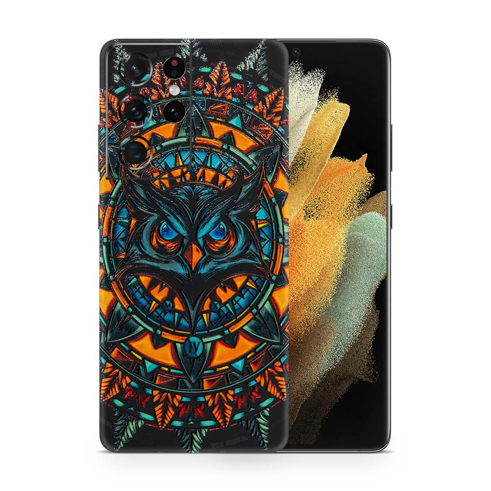 Galaxy s21 ultra owl 3d skin wrapitskin