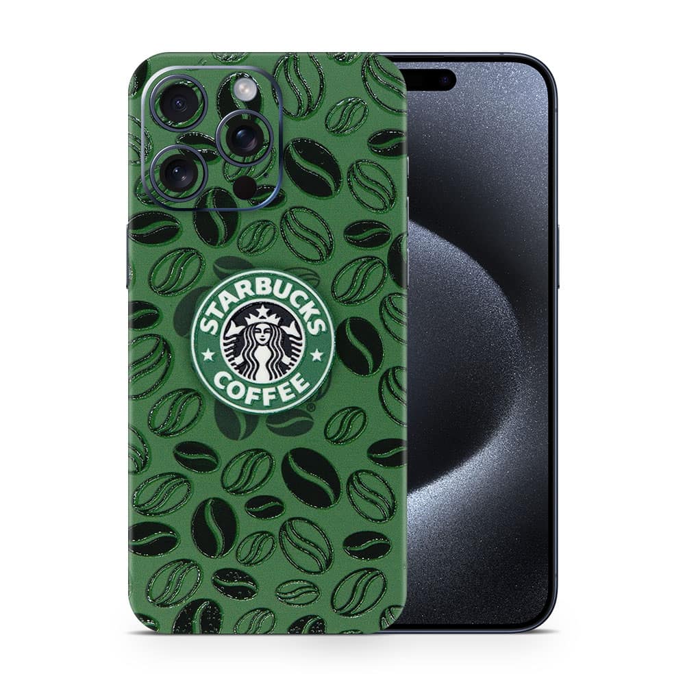 Iphone 15 pro max starbucks 3d skin wrapitskin