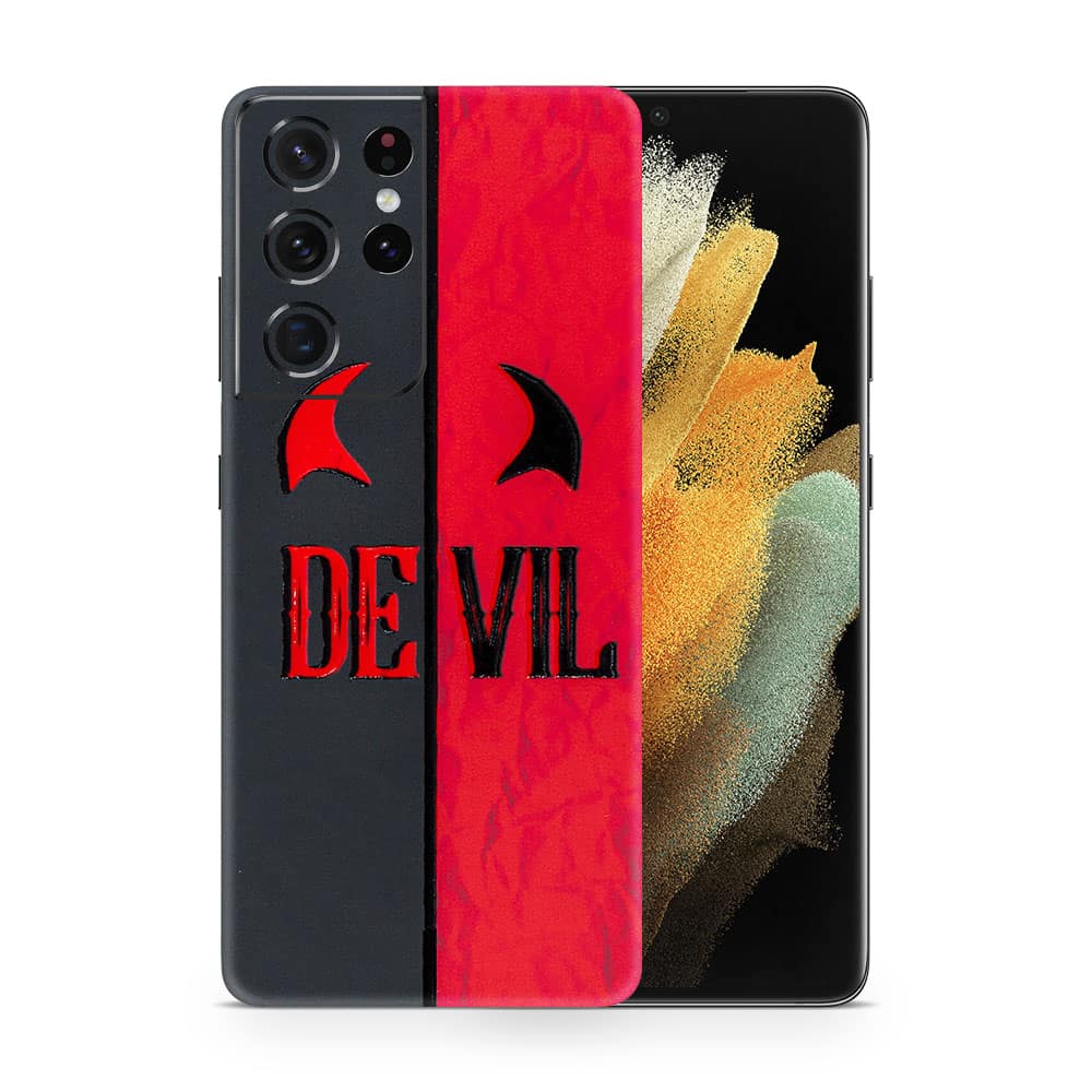 Galaxy s21 ultra devil 3d skin wrapitskin