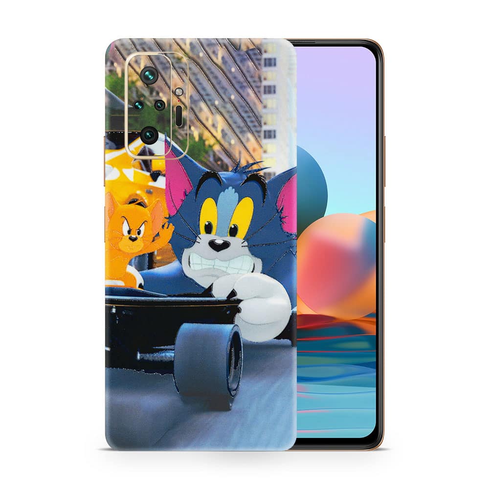 Redmi note 10 pro tom and jerry 3d skin wrapitskin