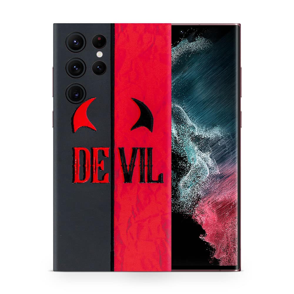 Galaxy s22 ultra devil 3d skin wrapitskin