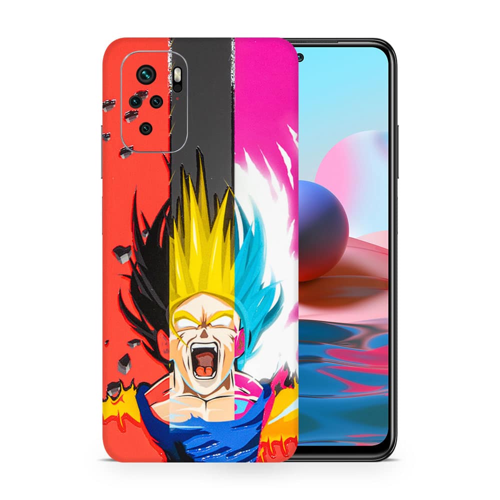 Note 10s angry goku 3d skin wrapitskin