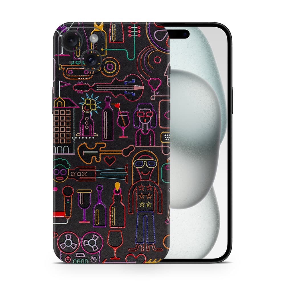 Iphone 15 plus inca art 3d skin wrapitskin