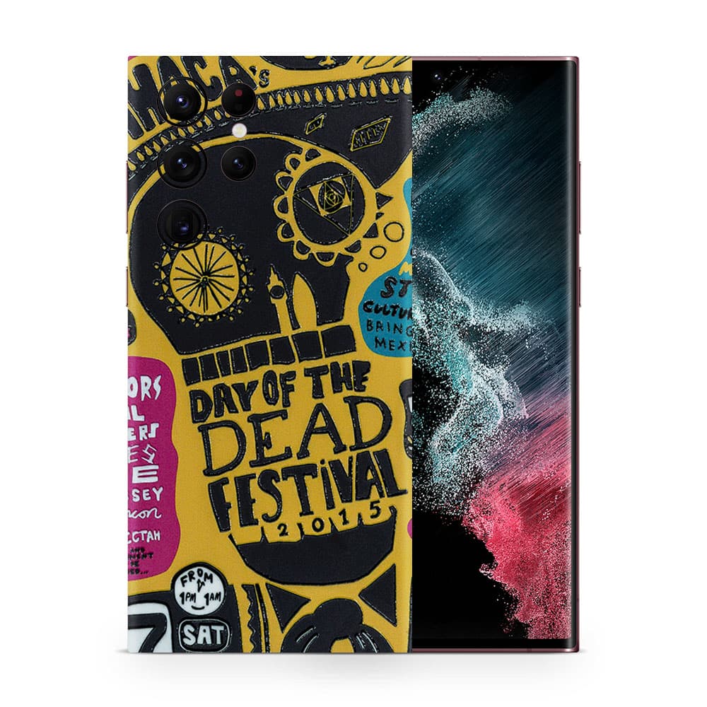 Galaxy s22 ultra street festival 3d skin wrapitskin