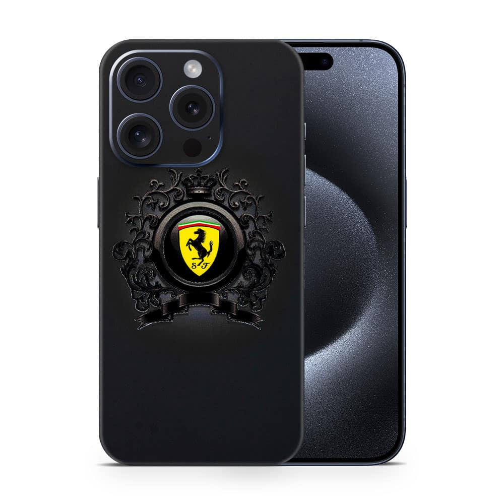 Iphone 15 pro ferrari 3d skin wrapitskin