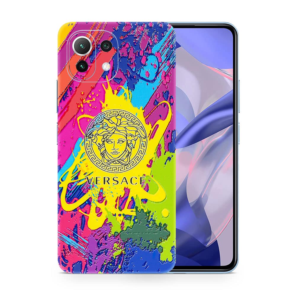 Mi 11 lite 5g ne versace colorful 3d skin wrapitskin