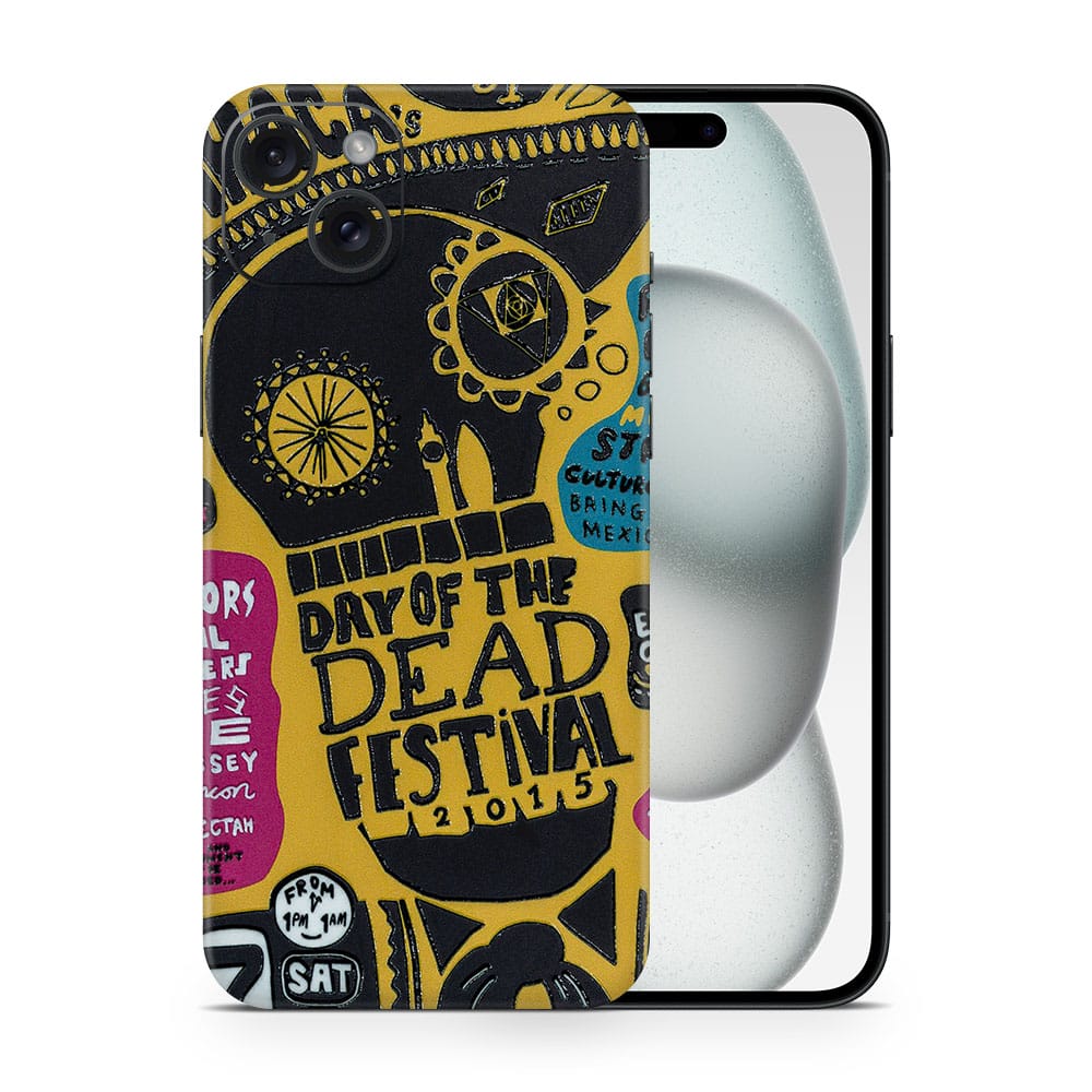Iphone 15 plus street festival 3d skin wrapitskin