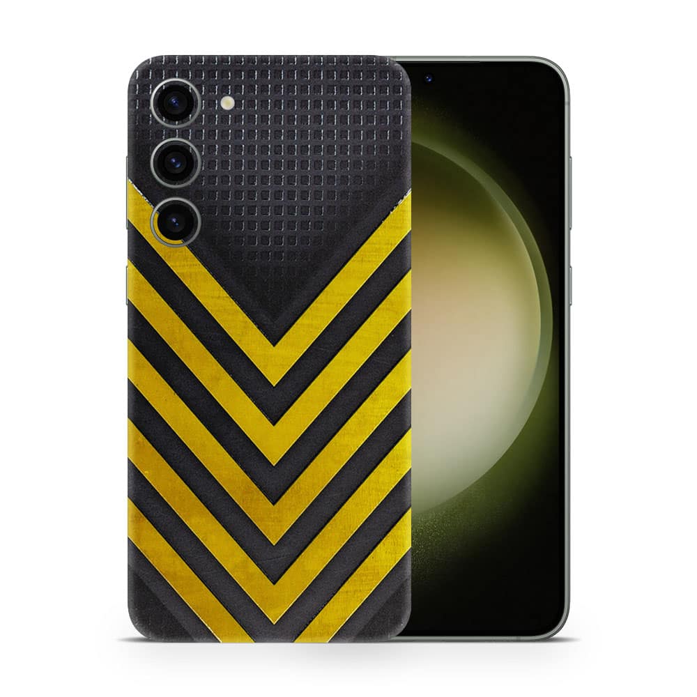 Galaxy s23 plus arrows yellow 3d skin wrapitskin