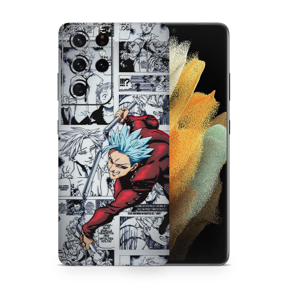 Galaxy s21 ultra ban sds 3d skin wrapitskin