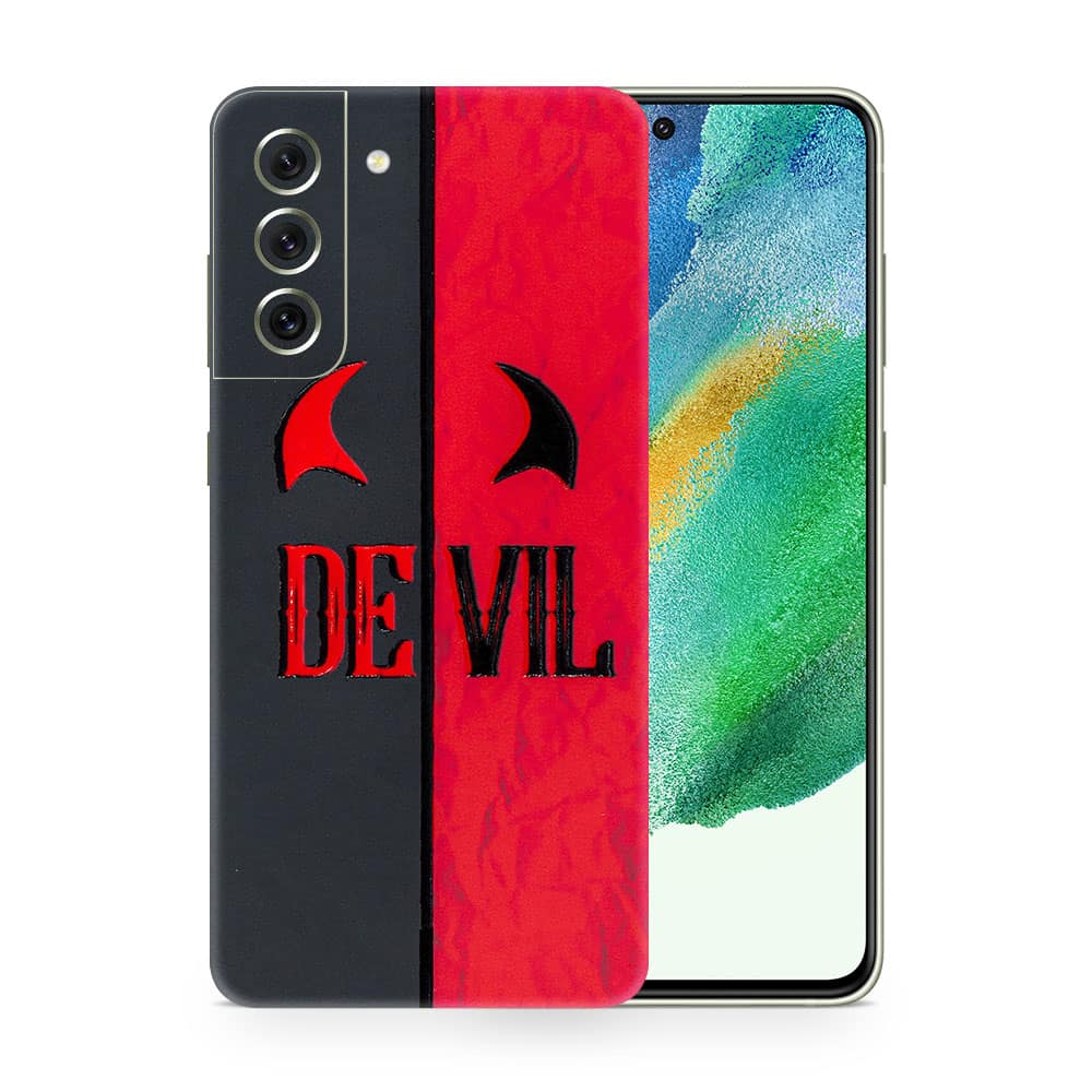 Galaxy s21 fe devil 3d skin wrapitskin