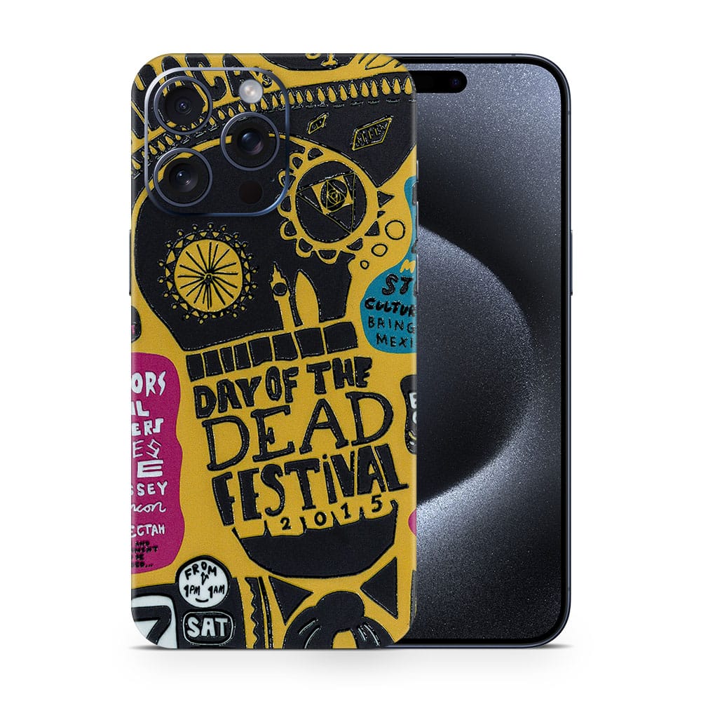 Iphone 15 pro max street festival 3d skin wrapitskin
