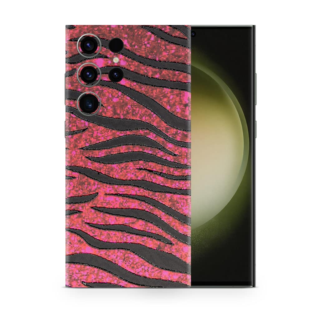 Galaxy s23 ultra red zebra 3d skin wrapitskin
