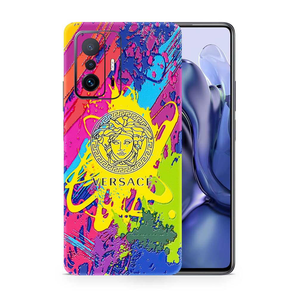 Xiaomi 11t pro versace colorful 3d skin wrapitskin