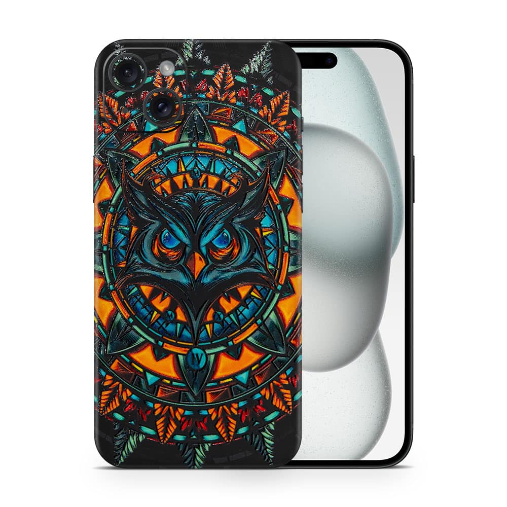 Iphone 15 plus owl 3d skin wrapitskin