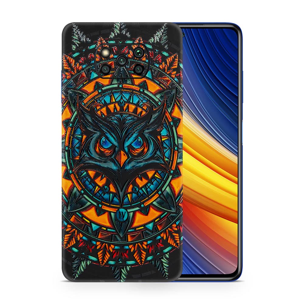 Poco x3 owl 3d skin wrapitskin