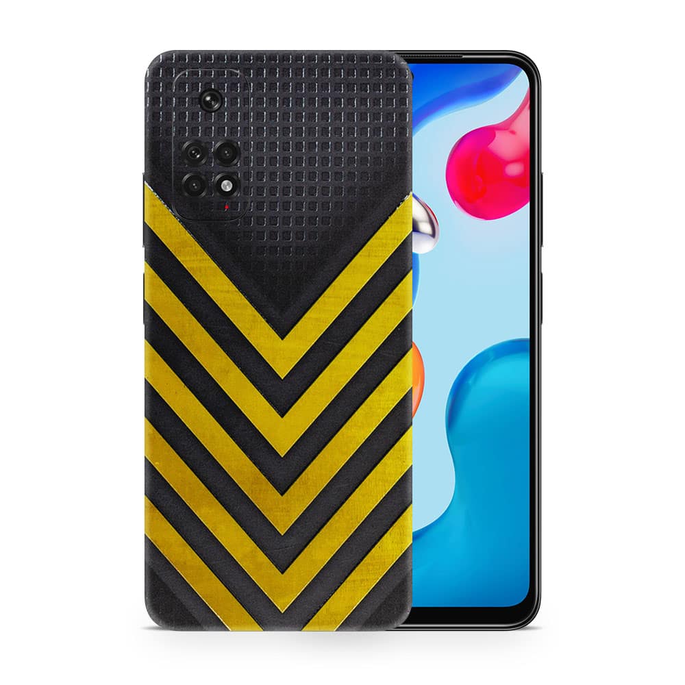 Redmi note 11 arrows yellow 3d skin wrapitskin