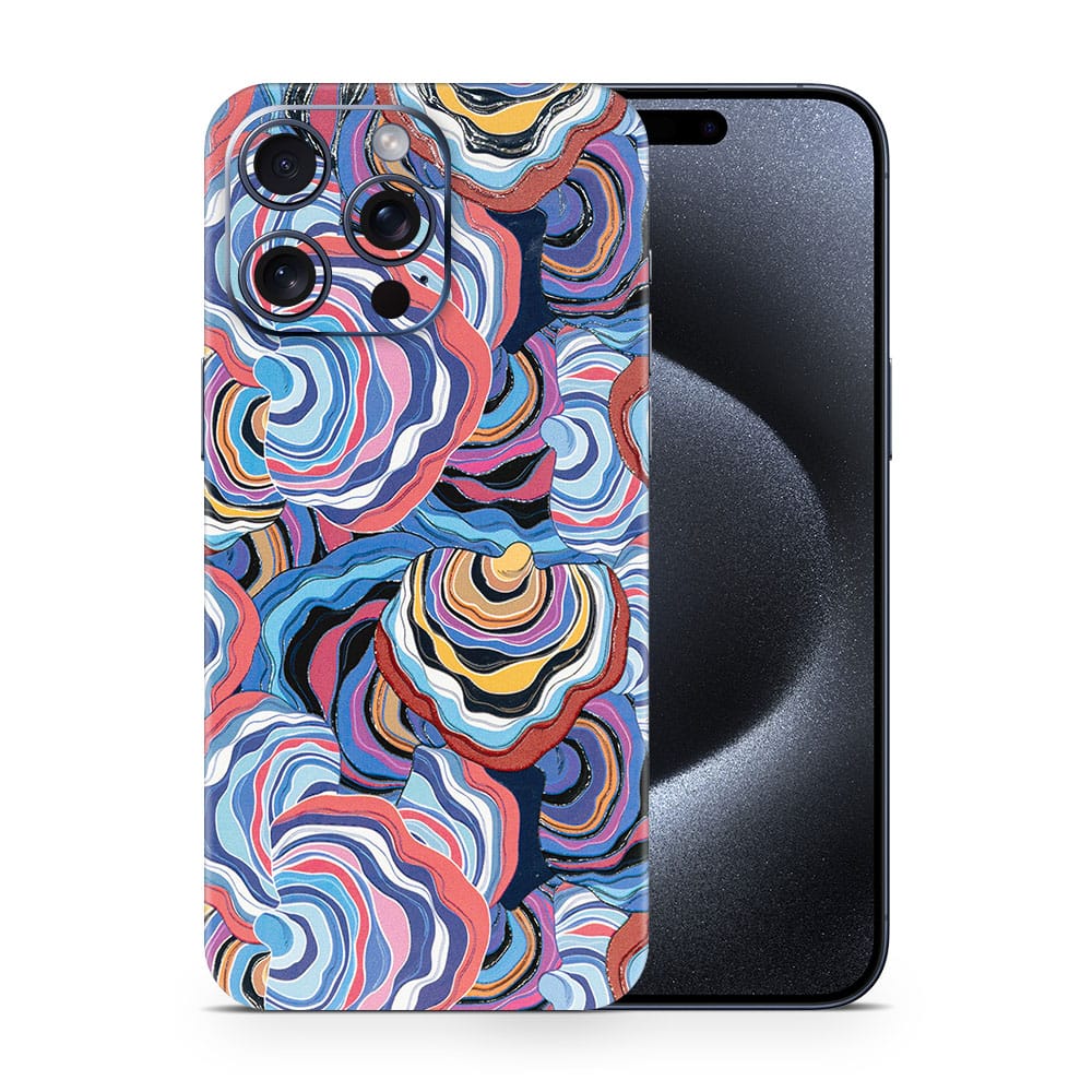 Iphone 15 pro max abstract multicolor 3d skin wrapitskin