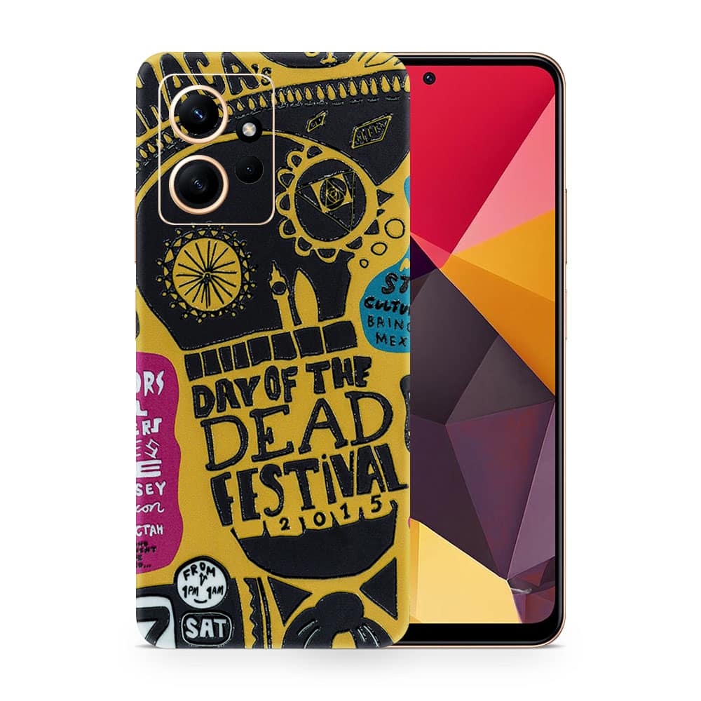 Redmi note 12 4g street festival 3d skin wrapitskin