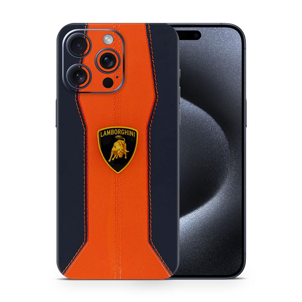 Iphone 15 pro max lamborghini 3d skin wrapitskin