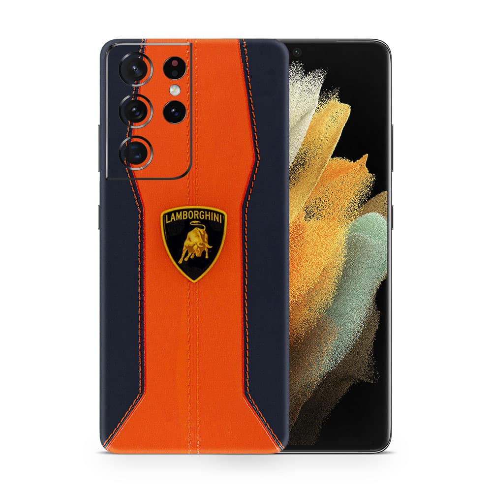 Galaxy s21 ultra lamborghini 3d skin wrapitskin