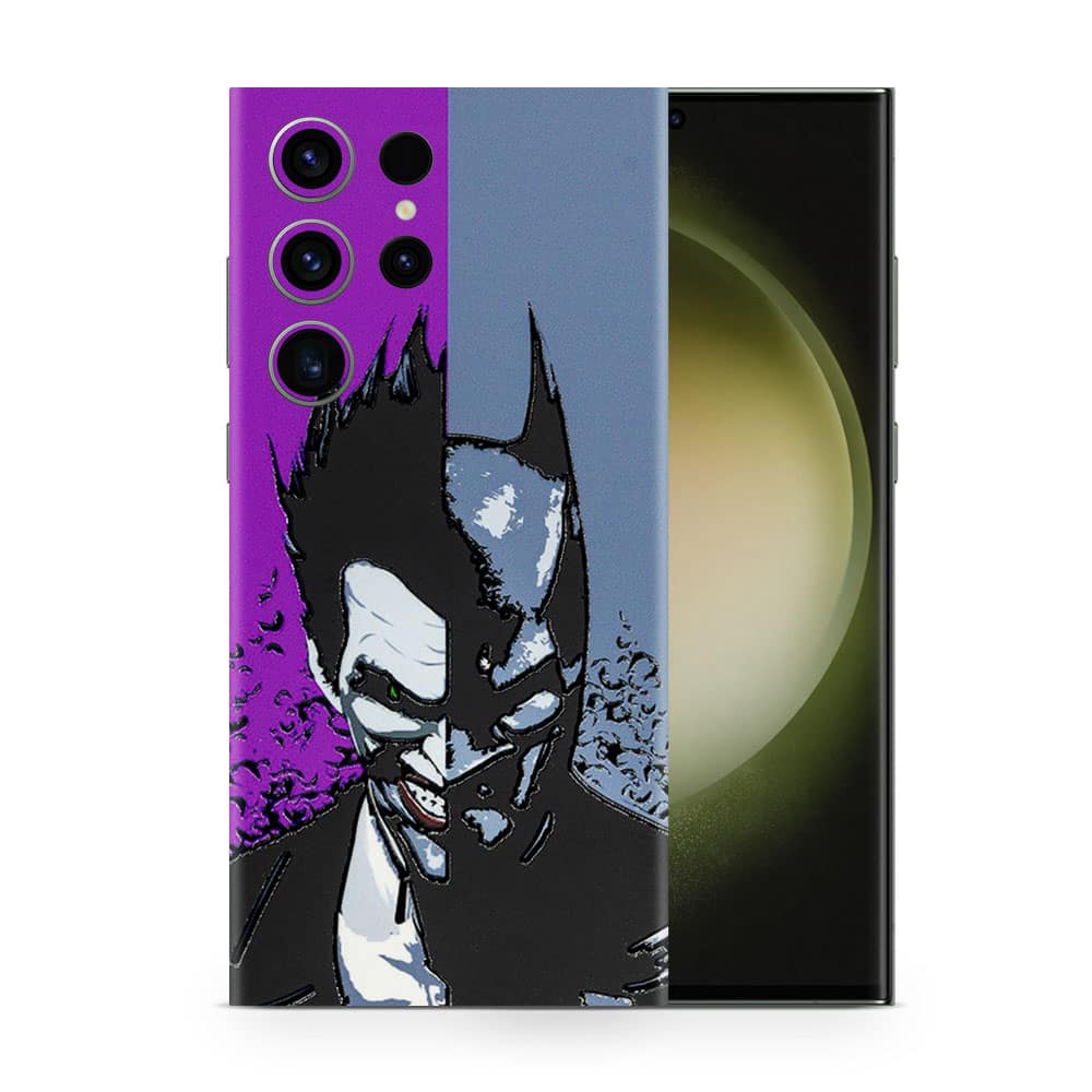 Galaxy s23 ultra batman vs joker 3d skin wrapitskin