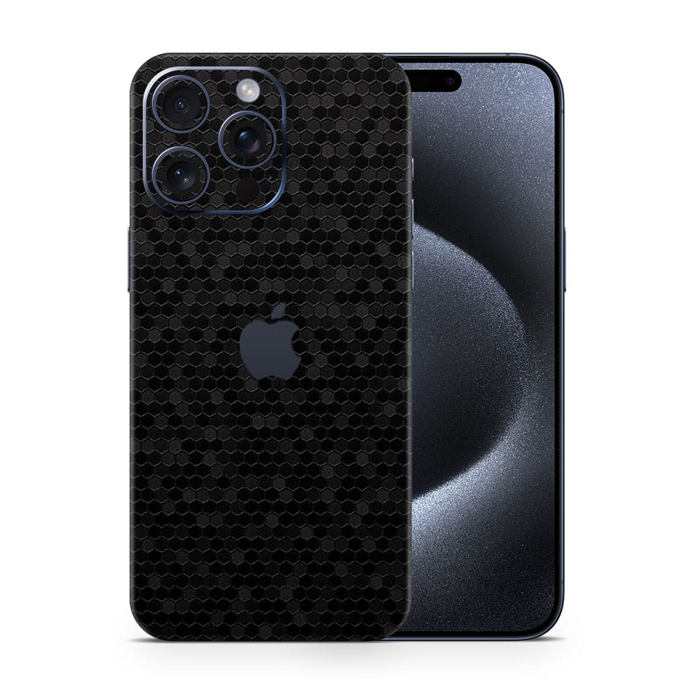 Iphone 15 pro max honeycomb skins wrapitskin