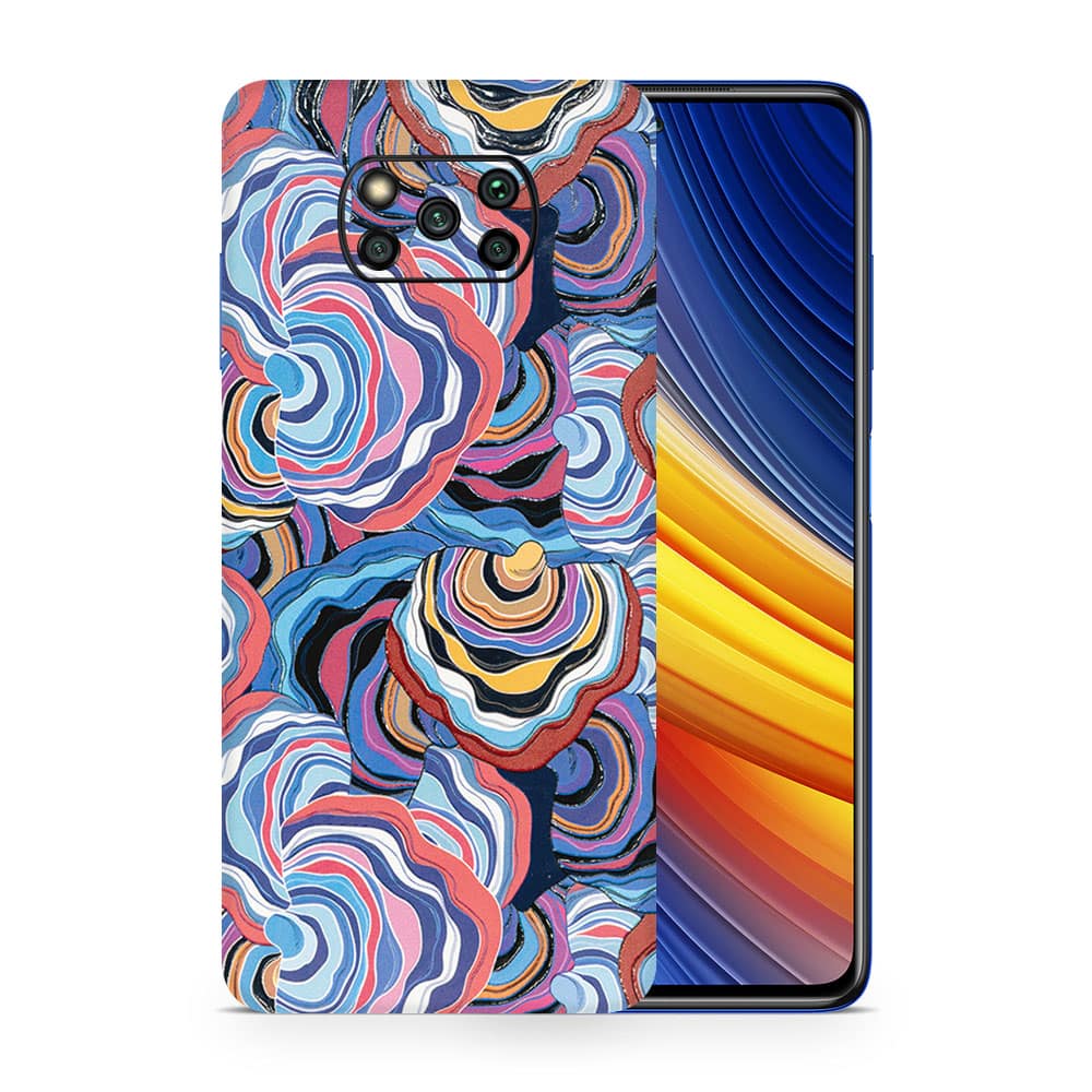 Poco x3 abstract multicolor 3d skin wrapitskin