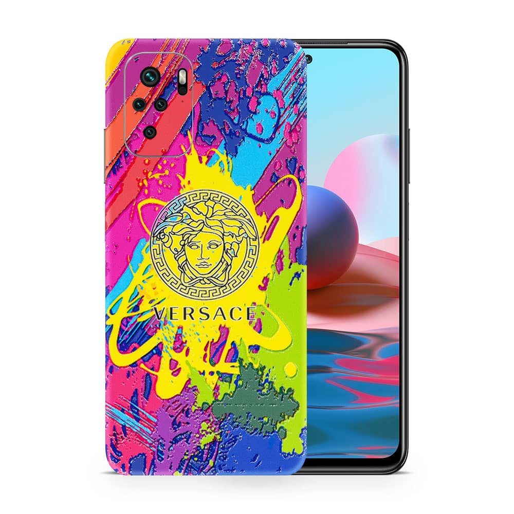 Note 10s versace colorful 3d skin wrapitskin