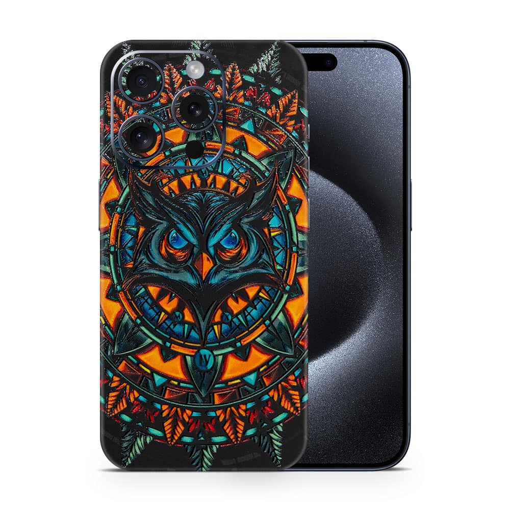 Iphone 15 pro owl 3d skin wrapitskin