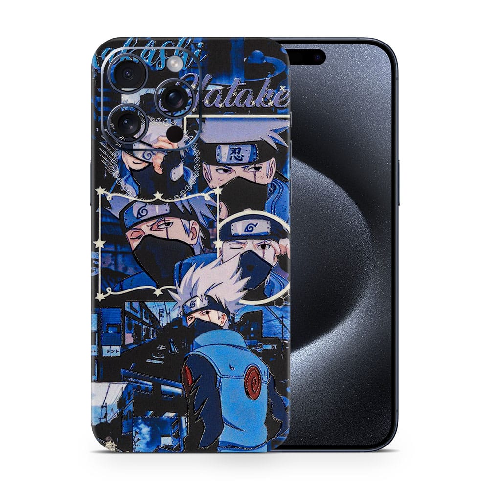 Iphone 15 pro max kakashi hatake 3d skin wrapitskin