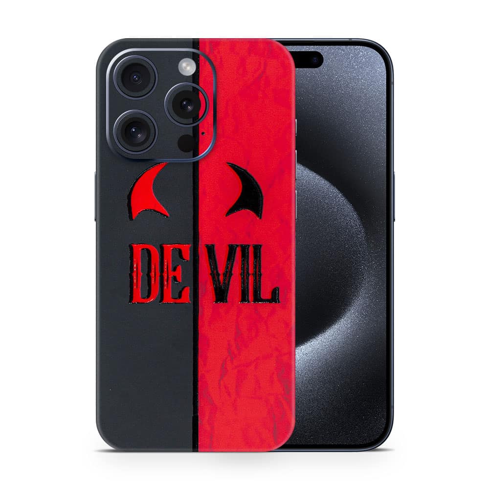 Iphone 15 pro devil 3d skin wrapitskin